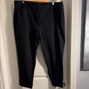 White House Black Market Classic Black Ankle Pants